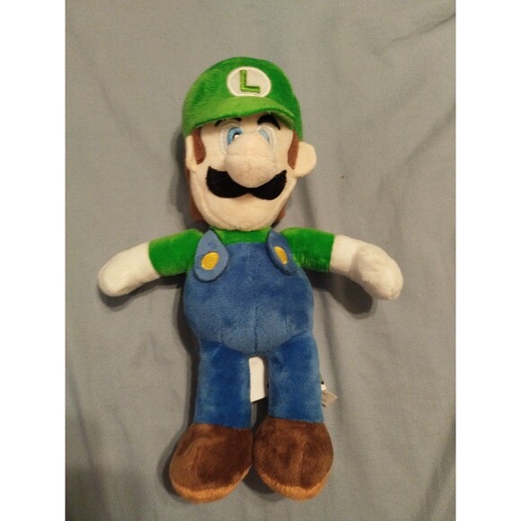 2023 Super Mario Bros. Luigi 10" Plush Stuffed Toy - Nintendo - Good Stuff - Picture 1 of 4